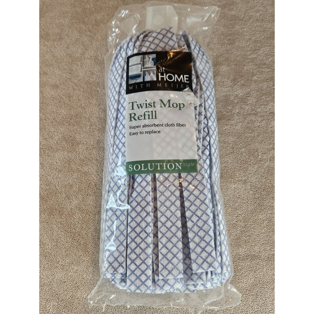 At Home With Meijer Twist Mop #100-82MR Refill Head Mop Head Replacement